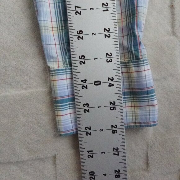 UNTUCKit Blue and White Striped Casual Button Down Shirt - Picture 7 of 9